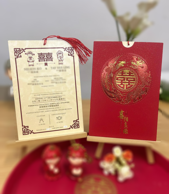 Holder and sleeve invitation design